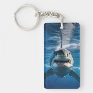 Great White Shark Key Ring
