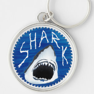 Great White Shark Key Ring