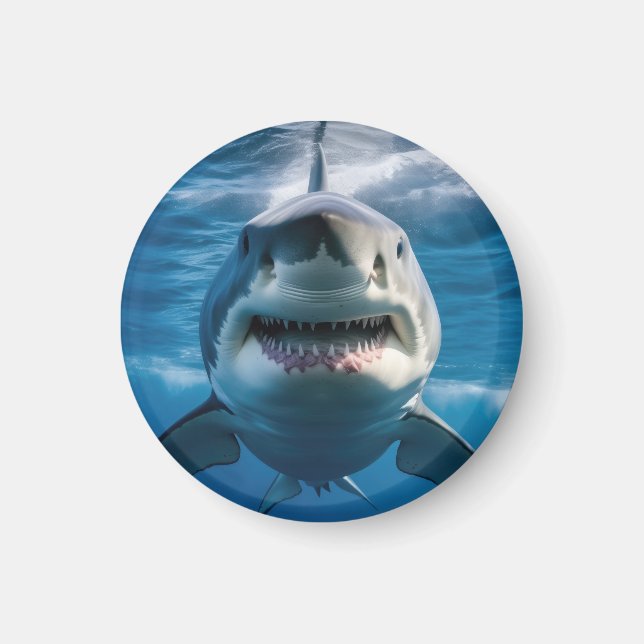 Great White Shark Magnet (Front)