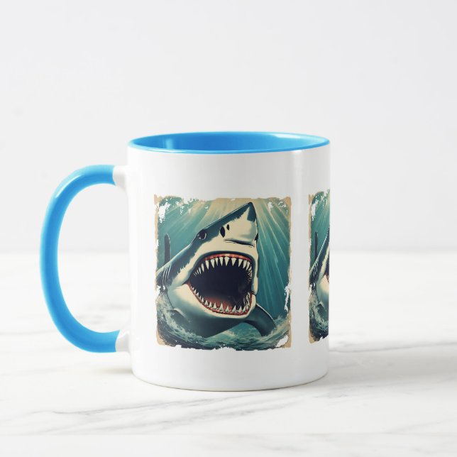 Great White Shark Mug (Left)