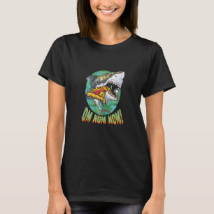 Great White Shark Pizza T-Shirt