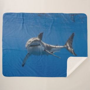 GREAT WHITE SHARK SHERPA BLANKET