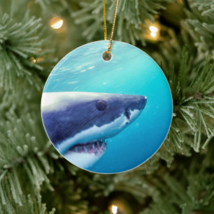 Great White Shark   South Africa Ceramic Ornament
