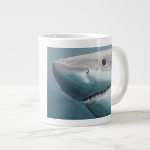 Great White Shark Speciality Mug - Fins & Coffee