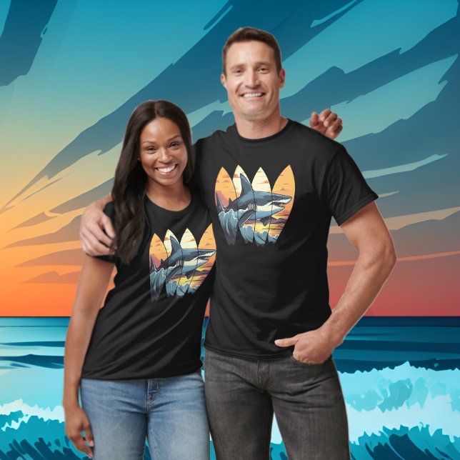 Great White Shark Surfboards T-Shirt (Creator Uploaded)