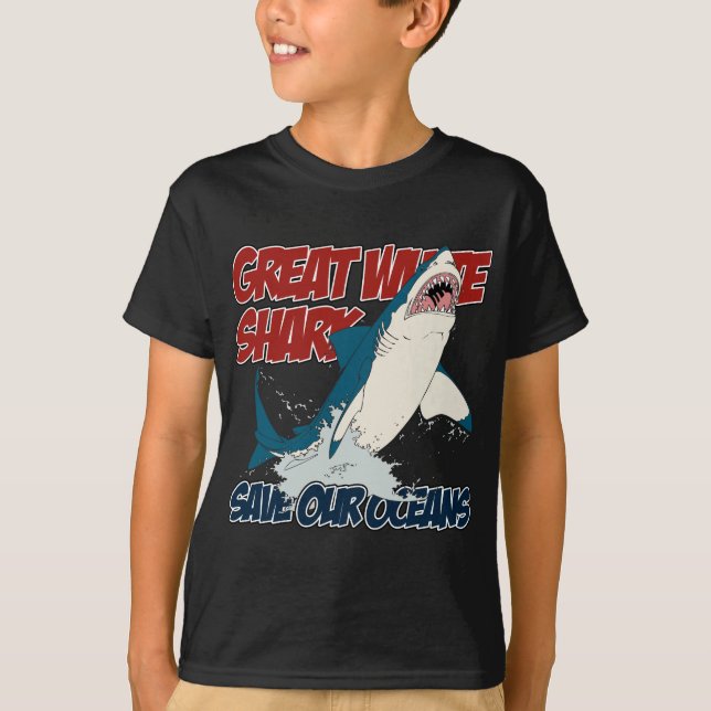 Great White Shark T-Shirt (Front)