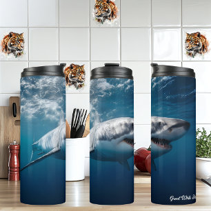 Great White Shark Thermal Tumbler