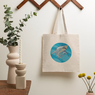 Great White Shark Tote Bag
