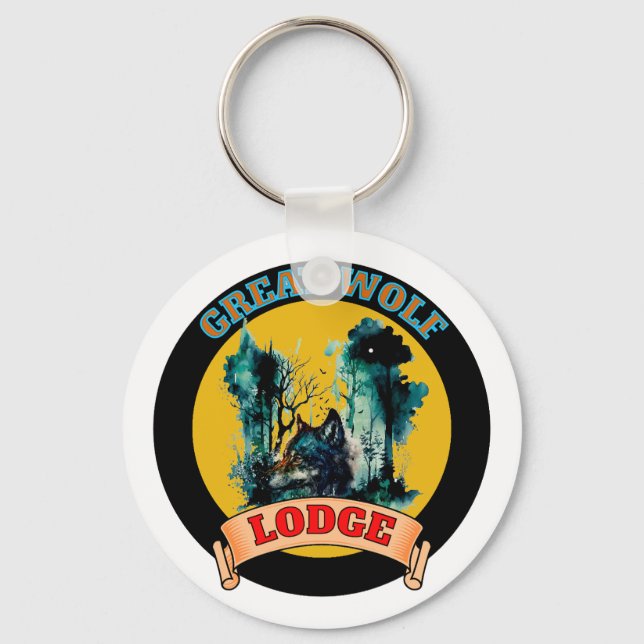 GREAT WOLF LODGE KEY RING (Front)