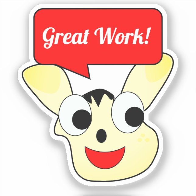 Great Work Stickers (Front)