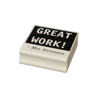 "GREAT WORK!" + Teacher Marking/Grading Stamp