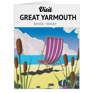 Great Yarmouth seaside travel poster.