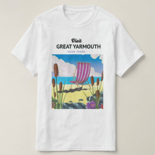 Great Yarmouth seaside travel poster. T-Shirt