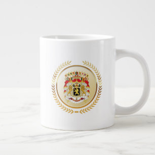 Greater Coat of Arms of Belgium Large Coffee Mug