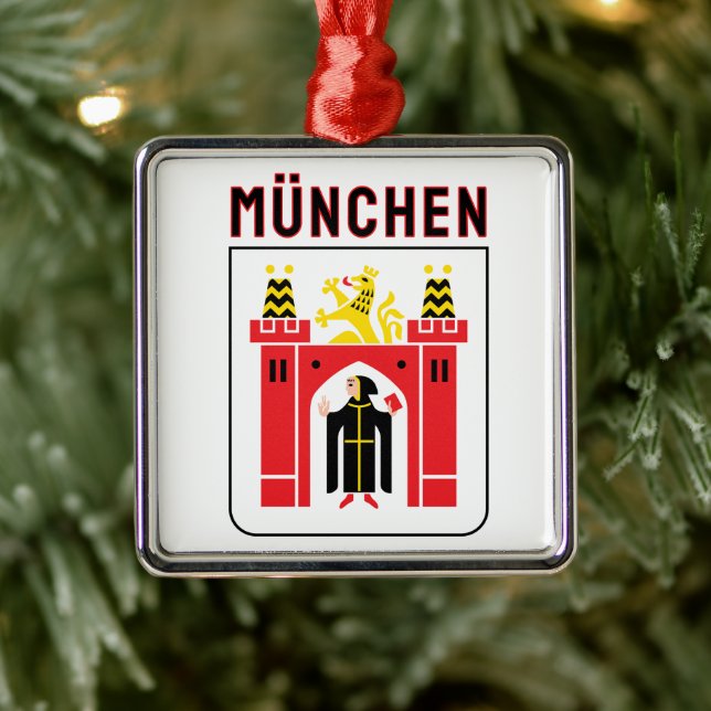 Greater coat of arms of Munich Metal Ornament (Tree)