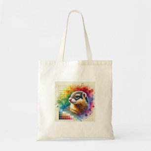 Greater Grison 150724AREF107 - Watercolor Tote Bag