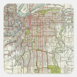 Greater Kansas City Square Sticker