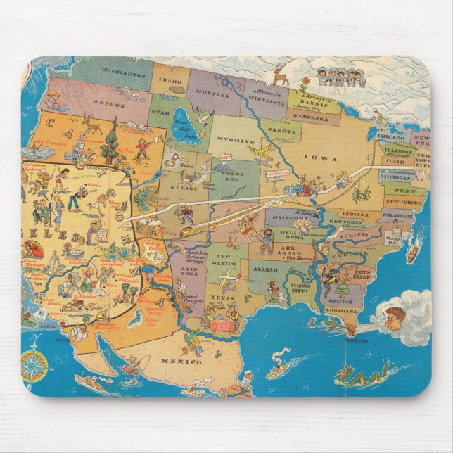 "Greater!" Los Angeles and the United States Mouse Pad (Front)