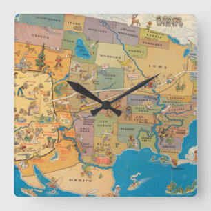 "Greater!" Los Angeles and the United States Square Wall Clock