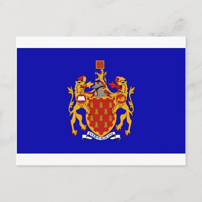 Greater Manchester Flag Postcard (Front)