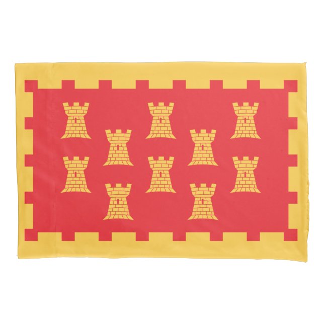 Greater Manchester (UK County) Flag Pillowcase (Front-Left)