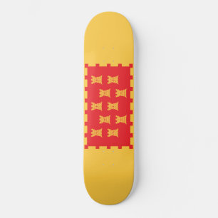 Greater Manchester (UK County) Flag Skateboard