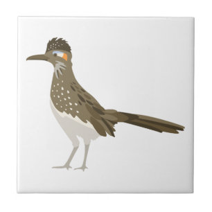 Greater Roadrunner Ceramic Tile