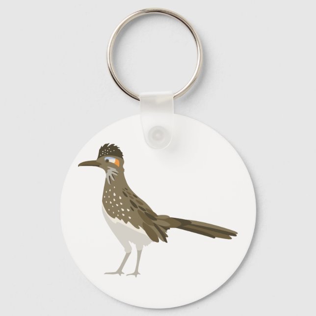 Greater Roadrunner Key Ring (Front)