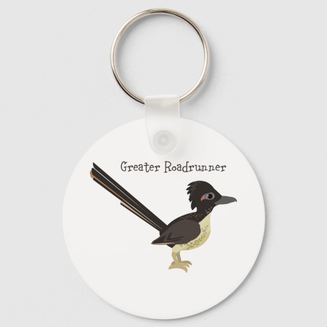 Greater Roadrunner Key Ring (Front)