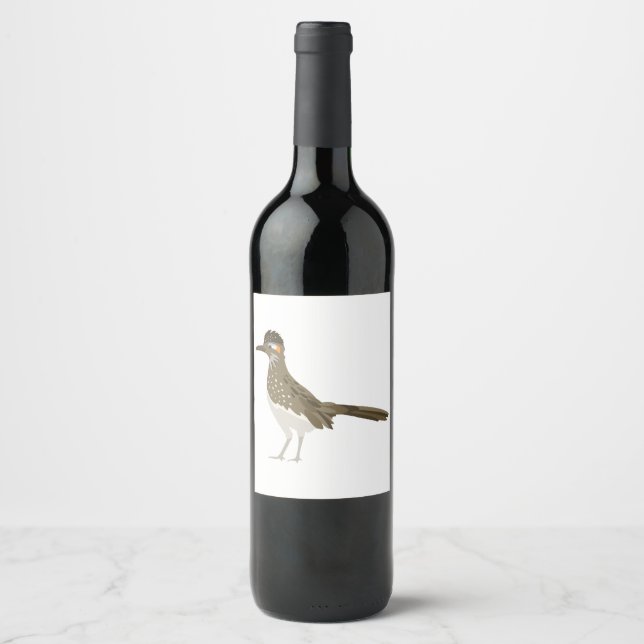 Greater Roadrunner Wine Label (Front)