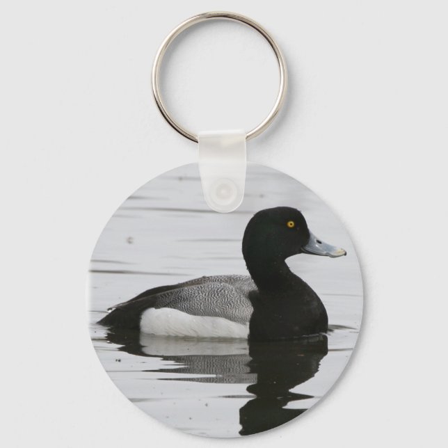 Greater Scaup Key Ring (Front)