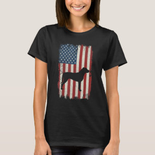Greater Swiss Mountain American Flag Usa Dog Pupp T-Shirt