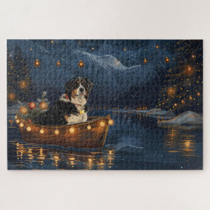 Greater Swiss Mountain Christmas Festive Voyage Jigsaw Puzzle