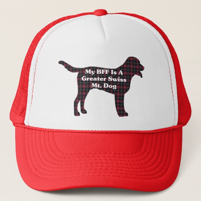Greater Swiss  MOUNTAIN DOG BFF Trucker Hat (Front)