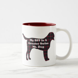 Greater Swiss  MOUNTAIN DOG BFF Two-Tone Coffee Mug