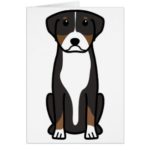 Greater Swiss Mountain Dog Cartoon