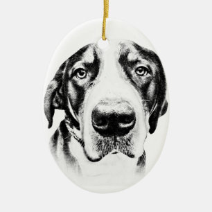 Greater Swiss Mountain Dog Ceramic Ornament