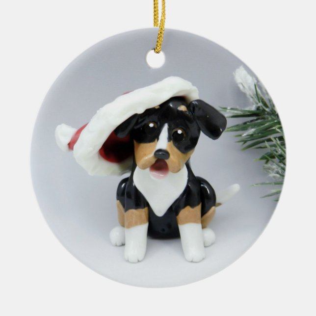 Greater Swiss Mountain Dog Christmas Ornament (Front)