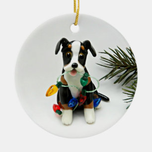 Greater Swiss Mountain Dog Christmas Ornament