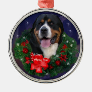 Greater Swiss Mountain Dog Christmas Ornament