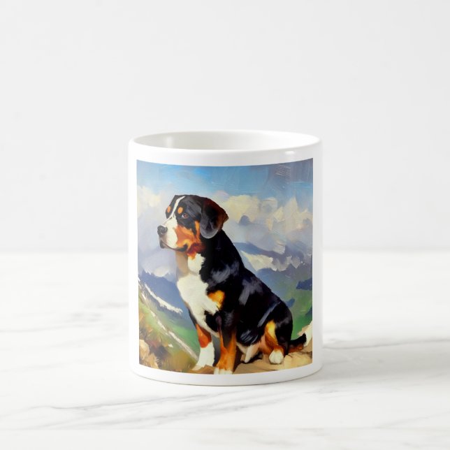 Greater Swiss Mountain Dog Coffee Mug (Center)