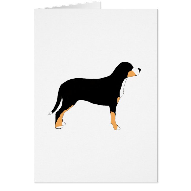 greater swiss mountain dog colour silhouette (Front)