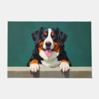 Greater Swiss Mountain Dog Doormat Art