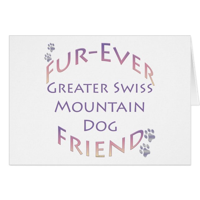 Greater Swiss Mountain Dog Furever (Front Horizontal)