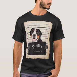 Greater Swiss Mountain Dog mug shot T-Shirt