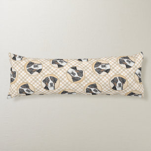 Greater Swiss Mountain Dog Painting Original Art Body Cushion