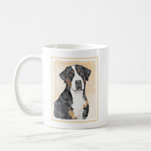 Greater Swiss Mountain Dog Painting - Original Art Coffee Mug