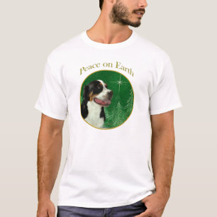 Greater Swiss Mountain Dog Peace T-Shirt
