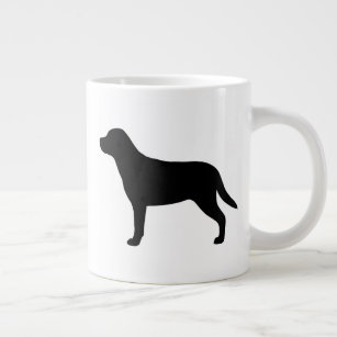 Greater Swiss Mountain Dog Swissy Silhouettes Large Coffee Mug