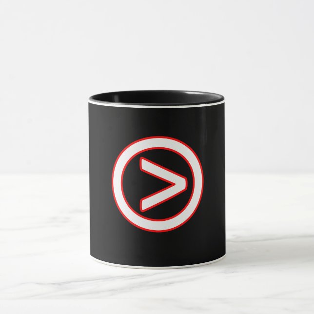 Greater Than Mug (Center)